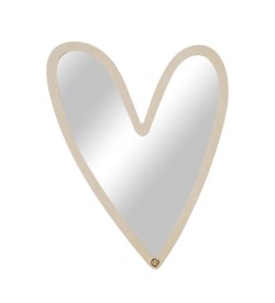 Houten spiegel hart Zusss